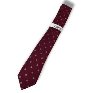 NWT Bar III Red Blyth Dot Skinny Tie